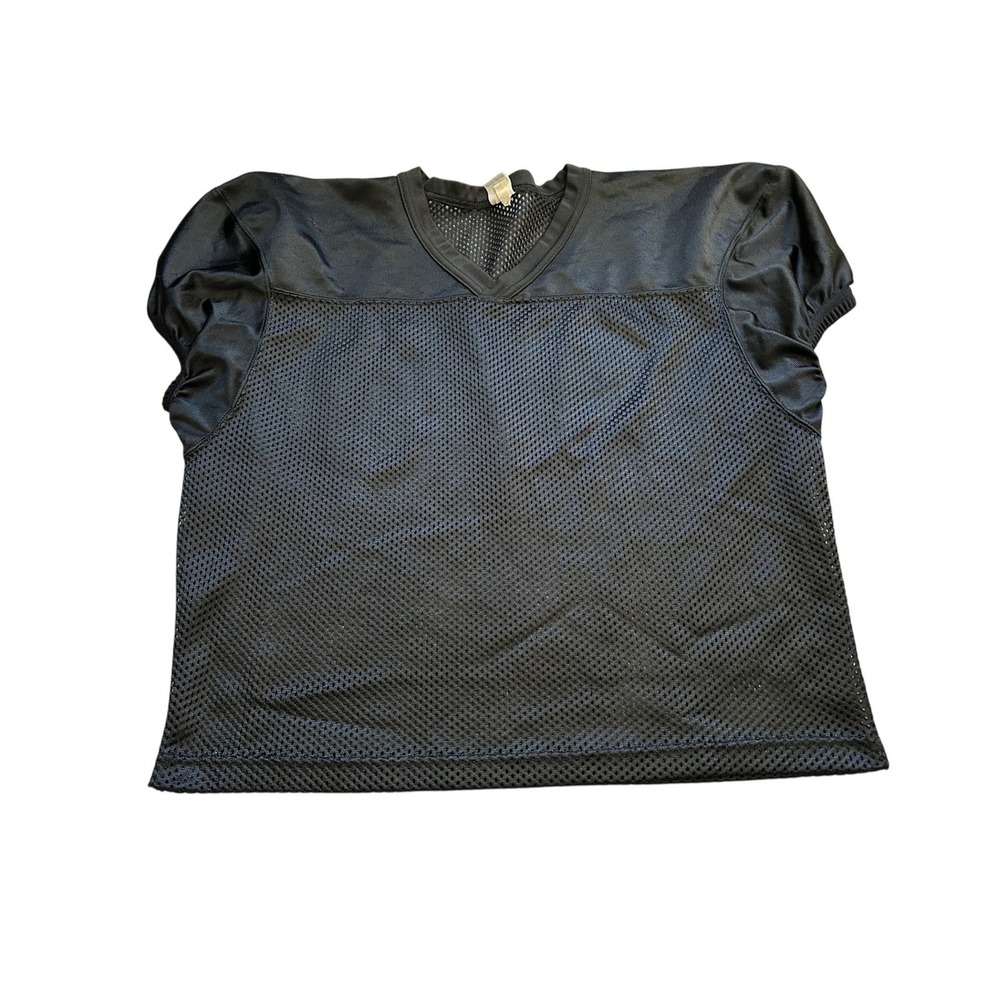 A4 Football Practice‎ Jersey Mens Medium Black Excellent Mesh V-Neck Athletic